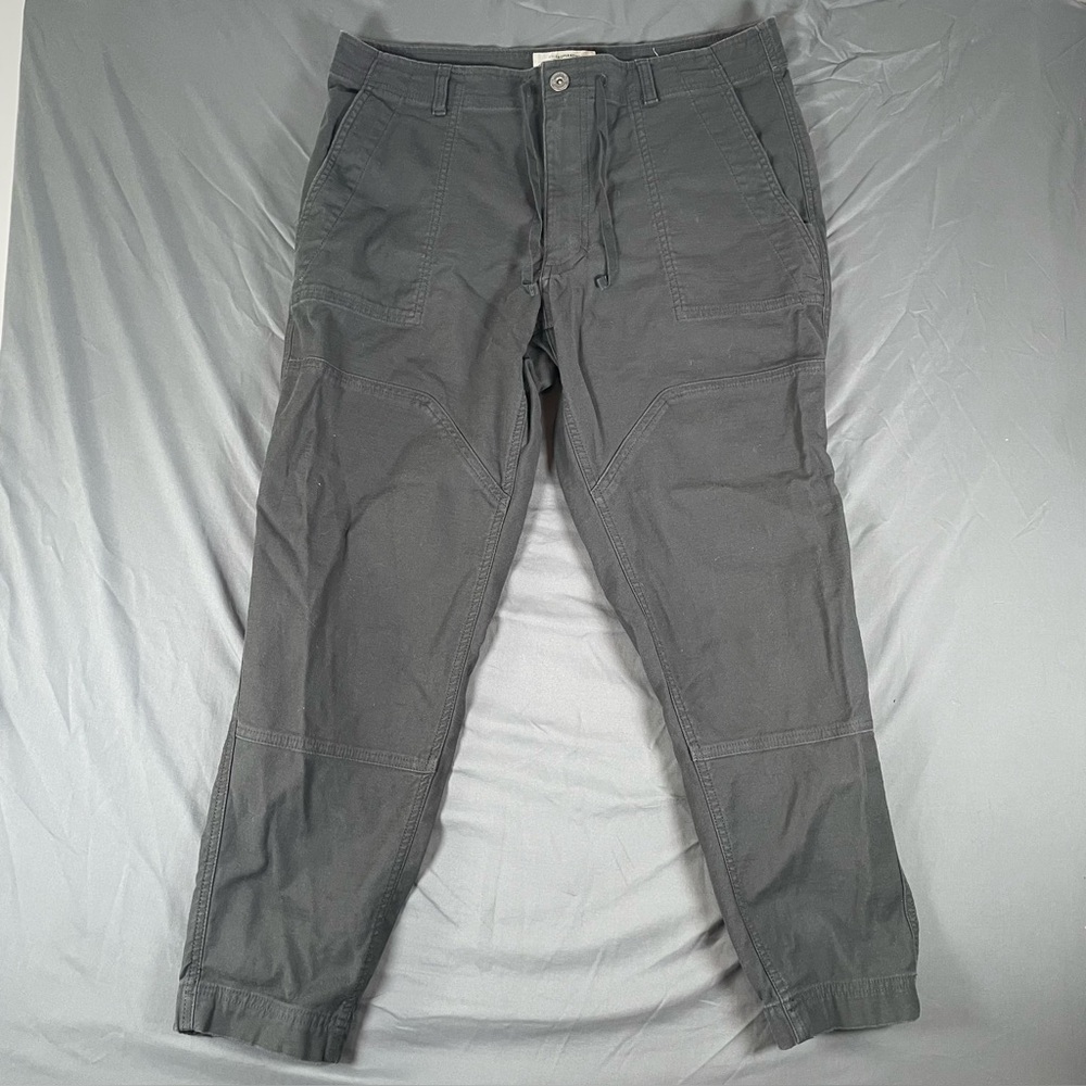 REI CO-OP Trailsmith Jogger Pants Size 36Wx30L Gray Hiking Drawstring Outdoors